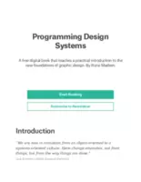 Programming Design Systems